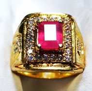 natural asli permata ruby burma est top luster crystal HQ