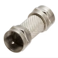F5 jack connector for TV antenna clear key 1 pc - F5 male ro F5 male connector