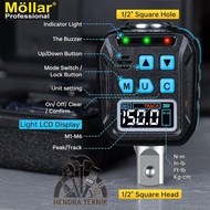 ADAPTOR KUNCI TORSI DIGITAL MOLLAR 17 - 340 Nm SET KUNCI MOMEN ELECTRIC DIGITAL TORQUE ADAPTER SET