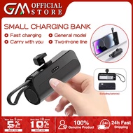 [SG Stock] 5000mAh 20W mini powerbank fast charging  small powerbank 2 in 1 Portable Charge powerban