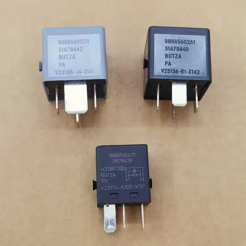 Original New 100% XC40 30A 40A 70A 12V Automotive Fan Air Conditioning Relay V23074-A1001-X137 V2313