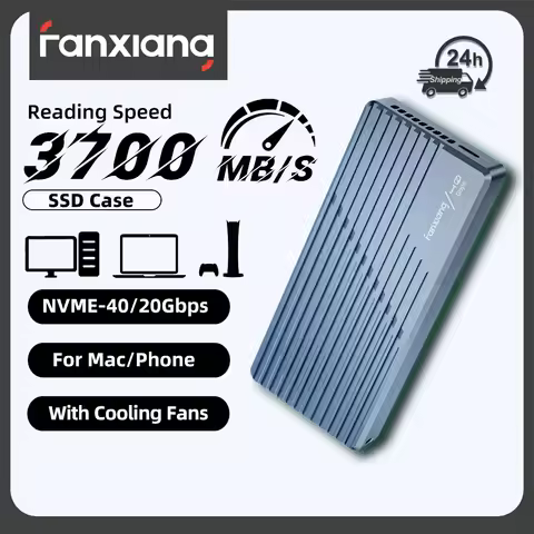 Fanxiang MP400 M.2 NVME SSD Enclosure 40Gbps(20/10Gbps) SSD USB4.0 Adapter Supports M Keys For 2230/