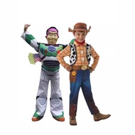 Toy Story Woody Buzz Lightyear Cosplay Costume Woody Children's Buzz Lightyear Costume Jumpsuit Cart