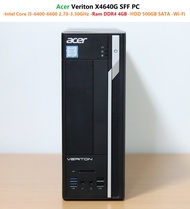 Acer Veriton X4640G SFF PC -Intel Core i5-6400-6600 2.70-3.30GHz -Ram DDR4 4GB -HDD 500GB SATA -Wi-Fi