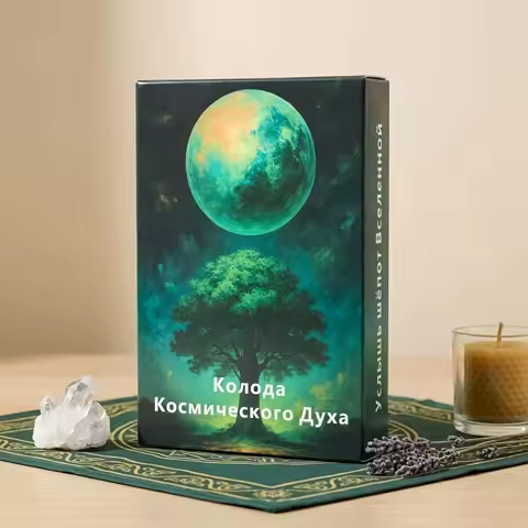 48 Russian Spirit of the Universe Oracle Cards, Tarot Series, Spiritual Guidance Divination Cards, H