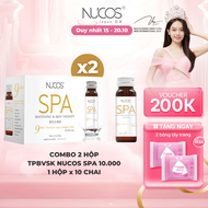 Combo 2 hộp TPBVSK Nước Uống Collagen Nucos Spa 10000 Giúp Da Căng Mịn Chống Lão Hóa Trắng Da 10 cha
