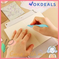 OKDEALS Craft Paper Cutter, Plastic with Measuring Grid Paper Trimmer Scoring Board, Multi-purpose D