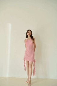 CHARM - RUFFLE MINI DRESS