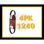 S2U Gaido Fan Belt Toyota Vios 1.5 NCP42 Air Cond Alternator Power Steering Belt 3PK850 4PK1240 Tali