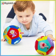 Mypink Soft Cloth Rattle Ball Baby For 0-36 Months Stuffed Baby Play Ball Sensory Toy MY