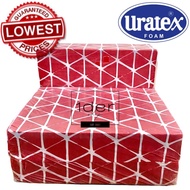 ✕▣✼SOFA BED SINGLE URATEX RED