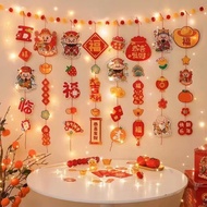 2026 Horse Year Wall Decor Banner Chinese Style Happy New Year Ornament Home Supplies