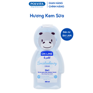 Sữa Tắm Gội Cho Bé 3 in 1 ON LINE LE PETIT (thương hiệu ON LINE) làm sạch nhẹ nhàng cho da nhạy cảm 