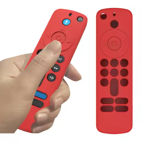Silicone Remote Case Anti-Slip Protective Cover Shockproof TV Remote Control Case for Fire TV Stick 