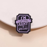 BTS Pin Enamel ARMY BTS KPop Korea Bag Pin Jacket Pin Accessories Cute Pin