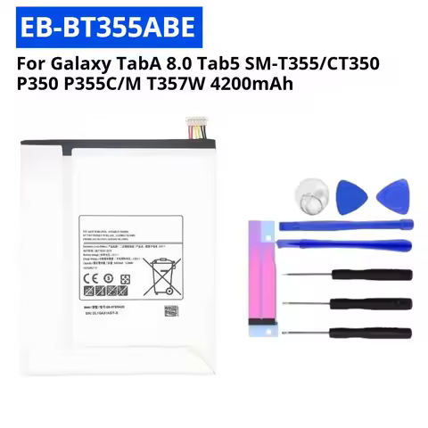 For Samsung Galaxy Tab A8 SM-P200 P205 P350 P355 EB-BT355ABE 4200mAh Tablet Battery