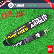 [SAME DAY SHIPPING 🇲🇾] AIRBUS Lanyard with free ID holder AIRBUS BOEING MERCHANDISE