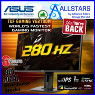 (ALLSTARS : We are Back Promo) ASUS 27inch TUF Gaming VG279QM 144Hz oc to 280Hz / 1ms IPS / G-Sync Compatible / HDR400 Full HD Gaming Monitor (Warranty 3years on-site with Asus SG)