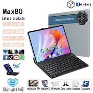 [Buy One Get Six Free] 2023 UODEGA Tab Max 80 12 inch RAM16G ROM+512GB Android 13.0 high-definition call tablet supports