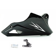 อะไหล่รถจักรยานยนต์ Silver Steel Mini Monster Modifed Engine Cover MSX125 down Stream Protector M3 E