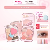 [GOGO TALES] GOGO TALES 2in1 Eyeshadow Palette with Pink Heart Blush, 9g (GT808)