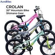 CROLAN 20” Mountain Bike for Kids Shimano Gears Children Bicycle