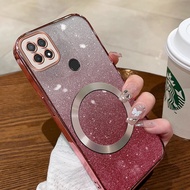 Casing oppo a15 oppo a15s a35 phone case Softcase Silicone shockproof Cover new design Wireless magn