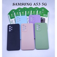 (Moza) Softcase Premium Macaron Samsung A33 5G A53 5G A22 4G M22 M32 Protect Camera Square