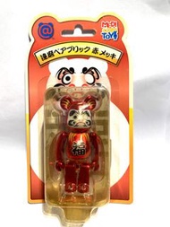 Medicom 達摩 赤 電鍍紅 Daruma 100% Bearbrick be@rbrick