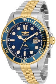 Men's Pro Diver Quartz Watch with Stainless Steel Strap, Two Tone, Gold, 22 (Model: 30614, 30615,306