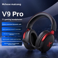 MCHOSE V9 Gaming Headset - Over-ear Computer Headphones with Bluetooth/2.4G/Wired Connection