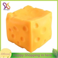 Big Cheese Shapeable Squeeze Ball Non-Bounce Fidget Toy Cheese Cube Stress Ball ASMR Sensory Anti-St