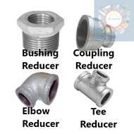 GI Fittings Bushing Reducer/Coupling Reducer/Elbow Reducer/Tee reducer Various Sizes GALVANIZED IRON