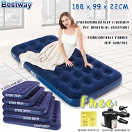 BESTWAY 67001 Portable Series Inflatable Single Air Bed Mattress - Premium Tilam Angin Tilam Murah