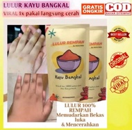 Lulur rempah kayu bangkal 10g 50g 100gr PRIA WANITA - putih dalam 1x pemakaian