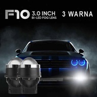 F10 - 3.0" LED Projector Foglamp 3 Colors | F10 3 Color Fog Light | Foglight 3 Colors F10 Vahid