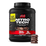 MuscleTech Nitro Tech Whey Protein 4 lbs (30g protein, 4g carbs, 160 cal, 3g creatine)