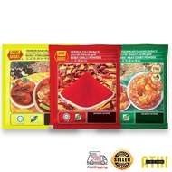 BABAS CHILLI POWDER / TURMERIC / FISH CURRY / MEAT CURRY POWDER 125 g