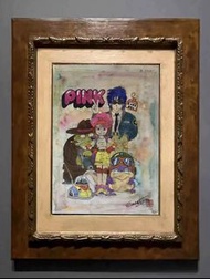 鳥山明龍珠iq博士親筆簽名畫手稿彩稿馬榮成黃玉郎邱福龍