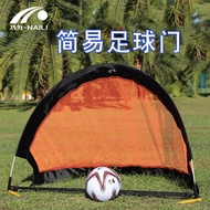 Naili Children's Football Goal Mobile Small Goal Foldable Portable Football Goal Beach Football Goal