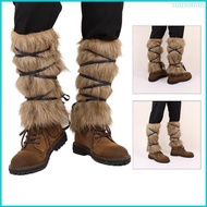 Nan Medieval Barbarian Furry Leg Warmers | Cosplay Gaiters