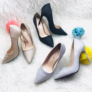 High heels TMT 558-H premium glitter shoes for women imported for office college parties