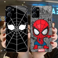 DJ-46 Spiderman Casing GLASS soft frame black VIVO iQOO Y16 Z9X Y17S Y15S Y15A Y56 Y36i Y01 Y36 U5X 