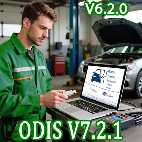 ODIS V7.2.1 6154A V-AS 5054A V6.2.0 Diagnostic software inspection tools V-AS 6154 diagnostic pour v