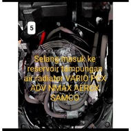INLET HOSE TO RADIATOR WATER RESERVOIR VARIO PCX ADV 6MM 50CM