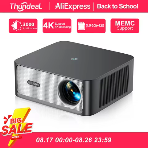 ThundeaL 1080P Projector WiFi Full HD TD98Pro Android TD98 Pro 2K 4K 3D Video Beam Projector 3000 An