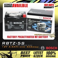 BATERI MOTOSIKAL BOSCH VRLA AGM BATTERY M6 MEGA POWER RIDE RBTZ-5S,YTZ5S-BS,GTZ4V,YTZ5 FOR YAMAHA Y1