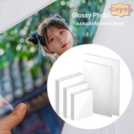 CEYOU Glossy Photo Paper, 100/20sheets High Gloss Inkjet Printing Photo Paper, Quick Dry A4 3R 4R 5R