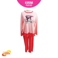 Sanrio Kuromi 160/170 (Age13+) Kids Pyjamas Set 100% Cotton Adult Pyjamas Baju Tidur Dewasa Perempua