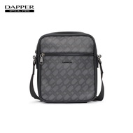 DAPPER กระเป๋าสะพายข้าง DP Monogram Reporter Bag สีดำ